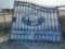 2023   16' Bi-Parting Wrought Iron Gate c/w Deer Design - Unused