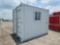 10' Container, Single Walk Door, Lock Box, Window, Forklift Pockets - Unuse