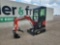 2023 Miva VA13C Mini Excavator, Cab, Rubber Tracks, 16