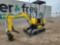 2023 AGROTK QH12 Mini Excavator c/w OROPS, Rubber Tracks, Blade, Bucket, Ma