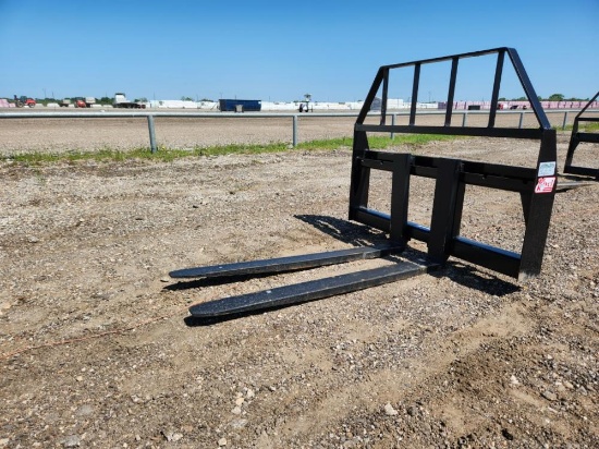 48" Kivel Pallet Fork Attachment, 3,500lbs Capacity - Unused
