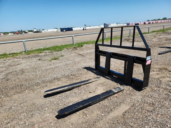 48" Kivel Pallet Fork Attachment, 3,500lbs Capacity - Unused