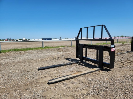 48" Kivel Pallet Fork Attachment, 3,500lbs Capacity - Unused