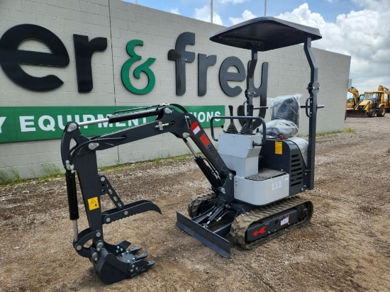 2023 AGROTK L12 Mini Excavator c/w OROPS, Rubber Tracks, Backfill Blade, Au