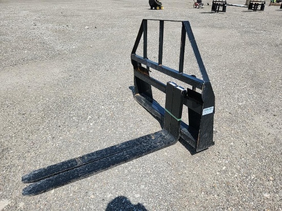 2023 Mower King SA Skid Steer Forklift Attachment, 4' Forks - Unused