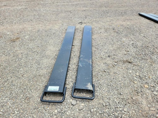 2023 Mower King EX726 6' Forklift Extensions to suit Skidsteer - Unused