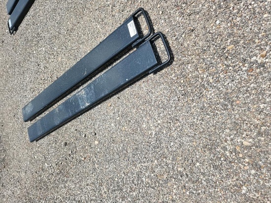 2023 Mower King EX726 6' Forklift Extensions to suit Skidsteer - Unused