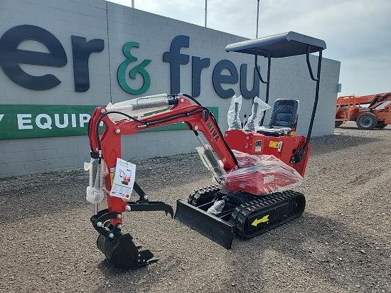 2023 EGN VA120 Mini Excavator c/w OROPS, Rubber Tracks, 16" Digging Bucket,