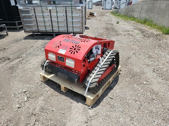 2023 EGN EG750 Remote Controlled Mower, Rubber Tracks, 550mm Cutting Width,