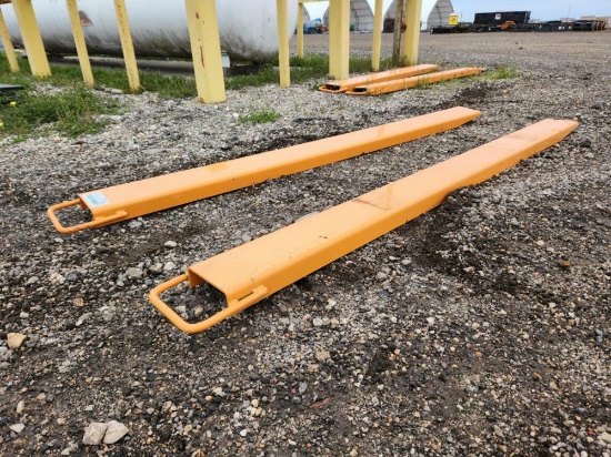 2022 Wolverine ZW-EX-0825 Skid Steer Pallet Fork Extensions 8' 2.5' x 5' op