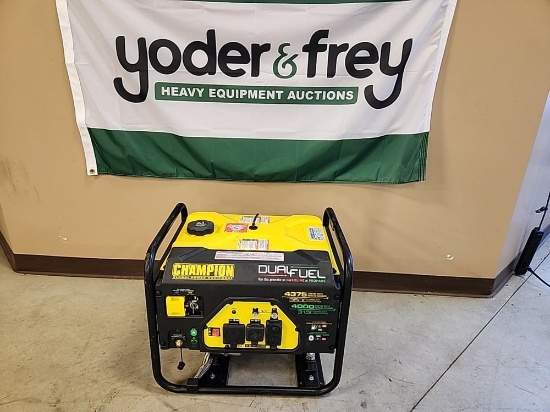 Champion (4375) Watt Dual Fuel Generator - Unused