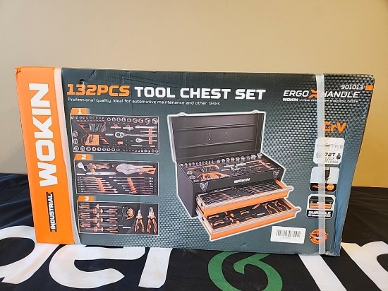 Wokin Tool Chest Set of 132 Pcs - Unused