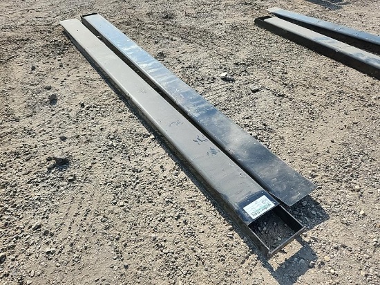 Fork Extensions 8’ to suit Skidsteer - Unused