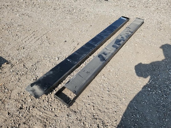 Fork Extensions 7’ to suit Skidsteer - Unused