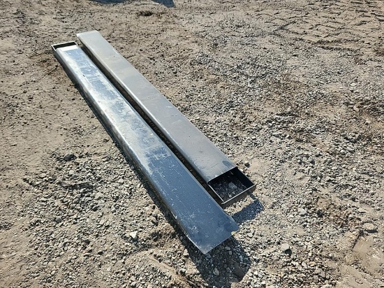Fork Extensions 6’ to suit Skidsteer - Unused