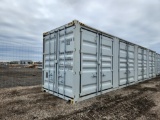 40' HC Multi Door Container c/w 4 Side Door, 1 End Door, Lock Box, Side For