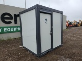 Bastone  110V/220V Portable Toilets c/w Single Closestool and Shower, 6' x