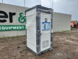 Bastone  Portable Toilets c/w Single Closetools, 4' x 4' x 8' - Unused
