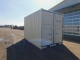 12' Container c/w 1 Door, 1 Window - Unused
