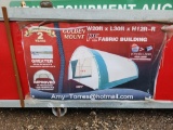 Golden Mount S203012R-300GSM 300gsm PE Dome Storage Shelter, CSA/TUV Snow R