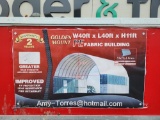 Golden Mount C4040 40' x 40' Dome Container Shelter, CSA/TUV Snow Rating Re