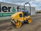 2015 Volvo DD25B Double Drum Vibrating Roller c/w Roll Bar