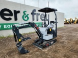 2023 AGROTK L12 Mini Excavator c/w OROPS, Rubber Tracks, Backfill Blade, Au