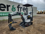 2023 AGROTK L12 Mini Excavator c/w OROPS, Rubber Tracks, Backfill Blade, Au
