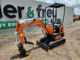 2023 AGROTK QH12 Mini Excavator c/w OROPS, Rubber Tracks, Backfill Blade, A