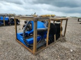 2023 AGROTK SSECAG-Y Heavy Duty Auger to suit Skidsteer c/w 3 Auger Bits (6