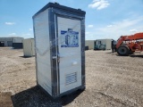 Bastone  Portable Toilets c/w Single Closetools, 4' x 4' x 8' - Unused
