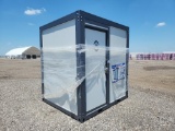 Bastone 110V 110V/220V Portable Toilet c/w Single Closestool and Shower - U