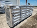 Steelman  10' Work Bench c/w 30 Drawers, Drawer Locks, Anti-Slip Inners, 3