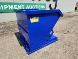 Great Bear  1 Cubic Yard Self Dumping Hopper c/w Forklift Pockets - Unused