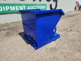 Great Bear  1 Cubic Yard Self Dumping Hopper c/w Forklift Pockets - Unused