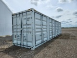 40' HC Multi Door Container c/w 4 Side Door, 1 End Door, Lock Box, Side For