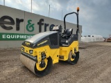 Bomag BW120 AD-5 Double Drum Vibrating Roller, Roll Bar - Unused