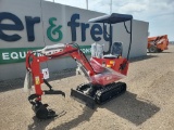 2023 EGN VA120 Mini Excavator c/w OROPS, Rubber Tracks, 16