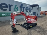 2023 EGN VA120 Mini Excavator c/w OROPS, Rubber Tracks, 16