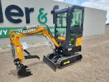 2023 Miva VA13C Mini Excavator, Cab, Rubber Tracks, 16