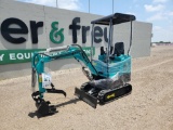 2023 Miva VA15 Mini Excavator c/w OROPS, Rubber Tracks, 16