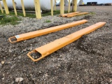 2022 Wolverine ZW-EX-0825 Skid Steer Pallet Fork Extensions 8' 2.5' x 5' op