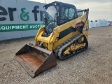 2019 Caterpillar 259D Tracked Skidsteer Loader c/w Cab, A/C, Rubber Tracks,