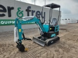 2023 AGROTK QH12 Mini Excavator c/w OROPS, Rubber Tracks, Blade, Bucket, Ma