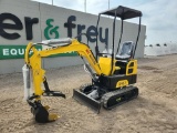 2023 AGROTK QH12 Mini Excavator c/w OROPS, Rubber Tracks, Blade, Bucket, Ma