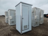 Portable Bathroom c/w Toilet 4' x 4' x 8' - Unused