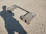 Open Weldable Quick Attachment Plate to suit Skidsteer - Unused