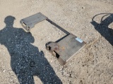 Open Weldable Quick Attachment Plate to suit Skidsteer - Unused