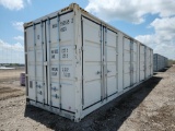 40' HC Multi Door Container c/w 4 Side Door, 1 End Door, Lock Box, Side For