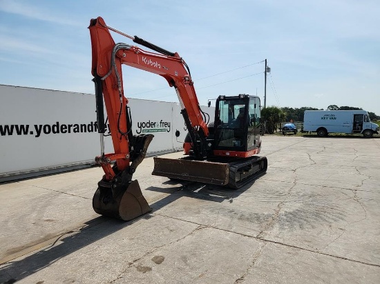 2020 Kubota KX080-4S2 Hydraulic Excavator c/w A/C, Rubber Tracks, Aux Hydra